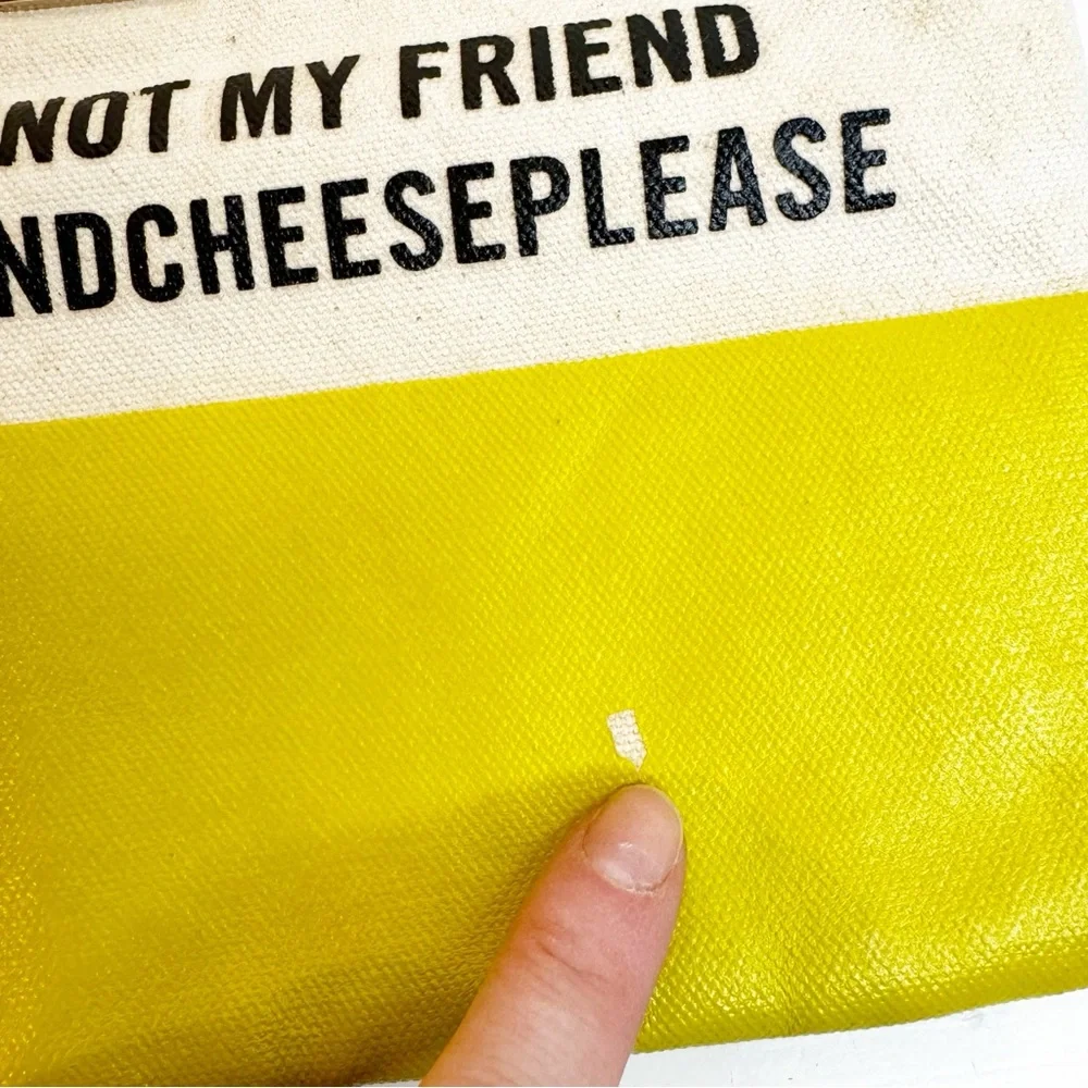 Kate Spade |‎ RARE Gia Call To Action Tequila Is Not My Friend Pouch Clutch